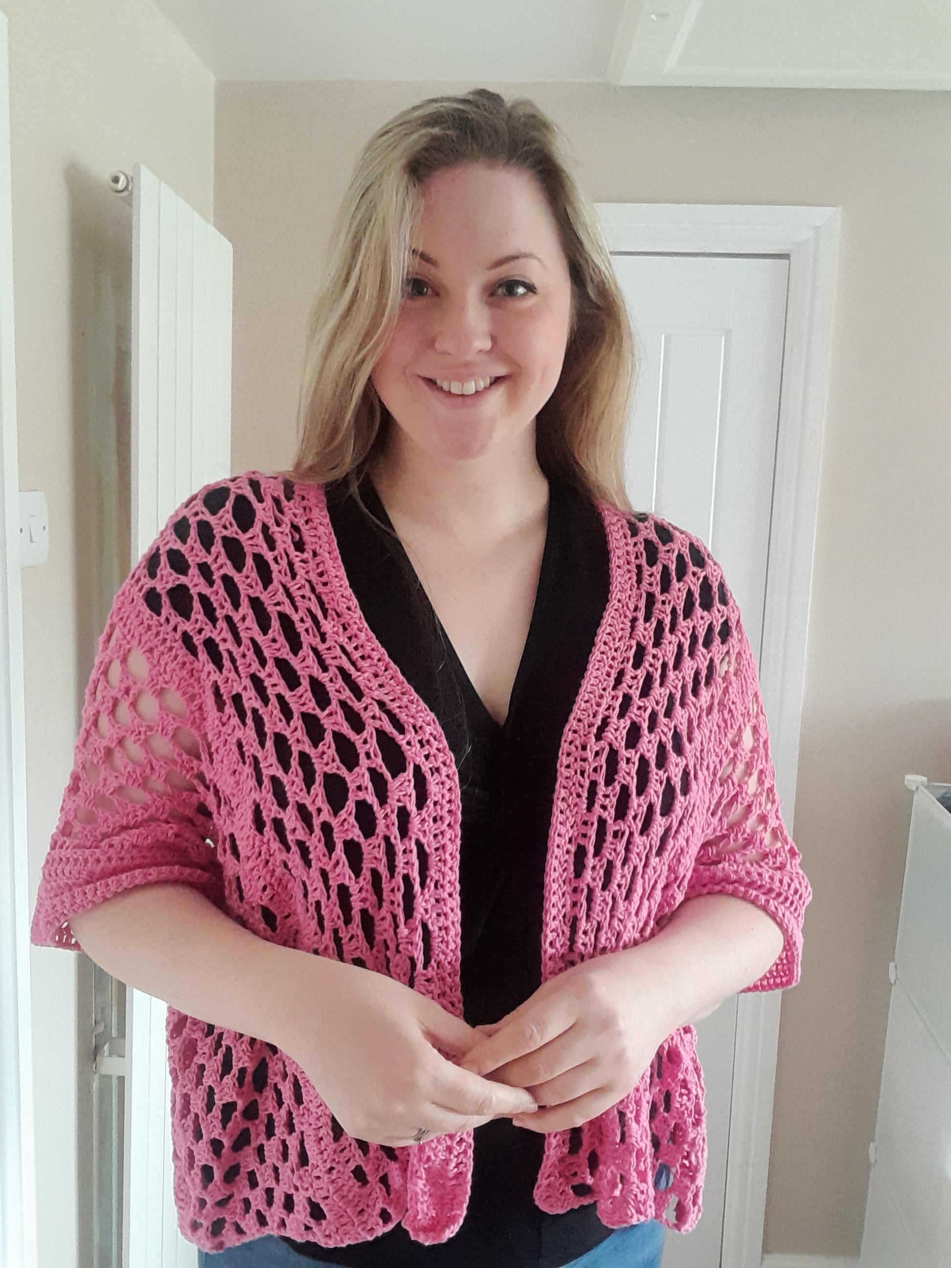 Easy crochet kimono pattern. Summer cardigan crochet 