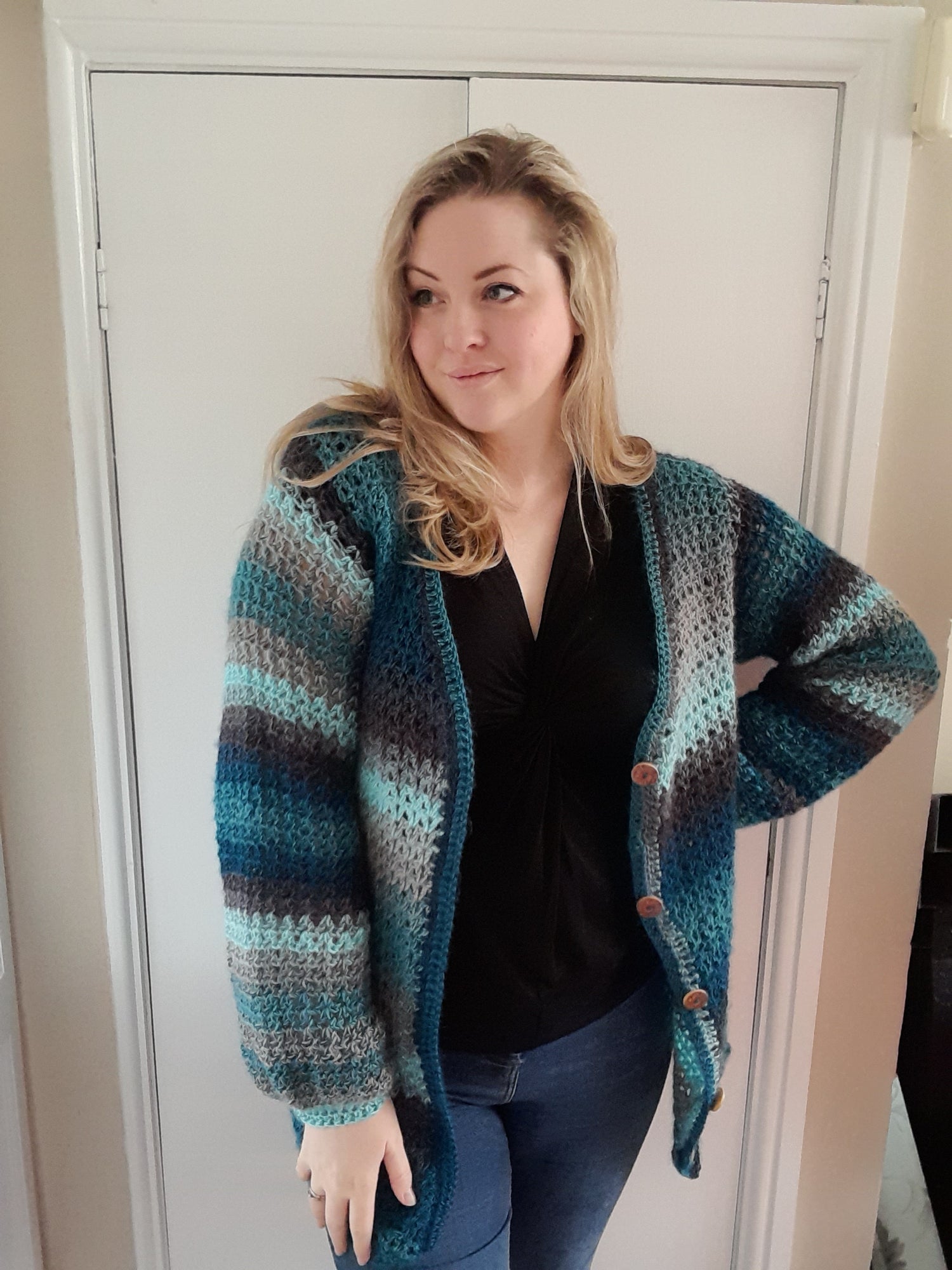 The Breeze crochet cardigan – Germander Cottage Crafts