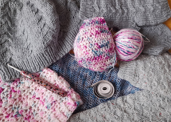 What I'm working on this March: Projects, designs and exciting knit and crochet news.