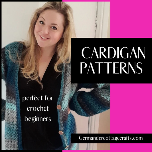 Crochet sweater patterns for beginners. Easy cardigans to crochet for beginners. Simple crochet cardigan patterns. learn to crochet a cardigan
