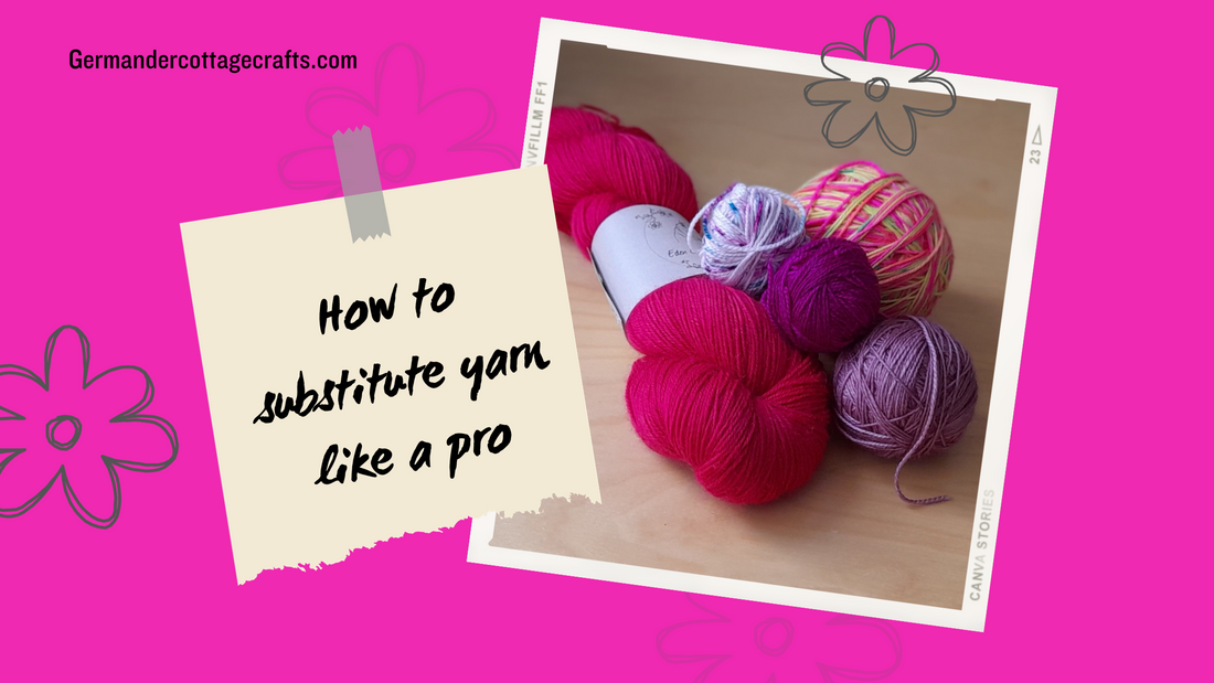 How to substitute yarn by weight. Measuring your yarn for substitution. how thick is my yarn. Substituting yarn for crochet and knitting. 
