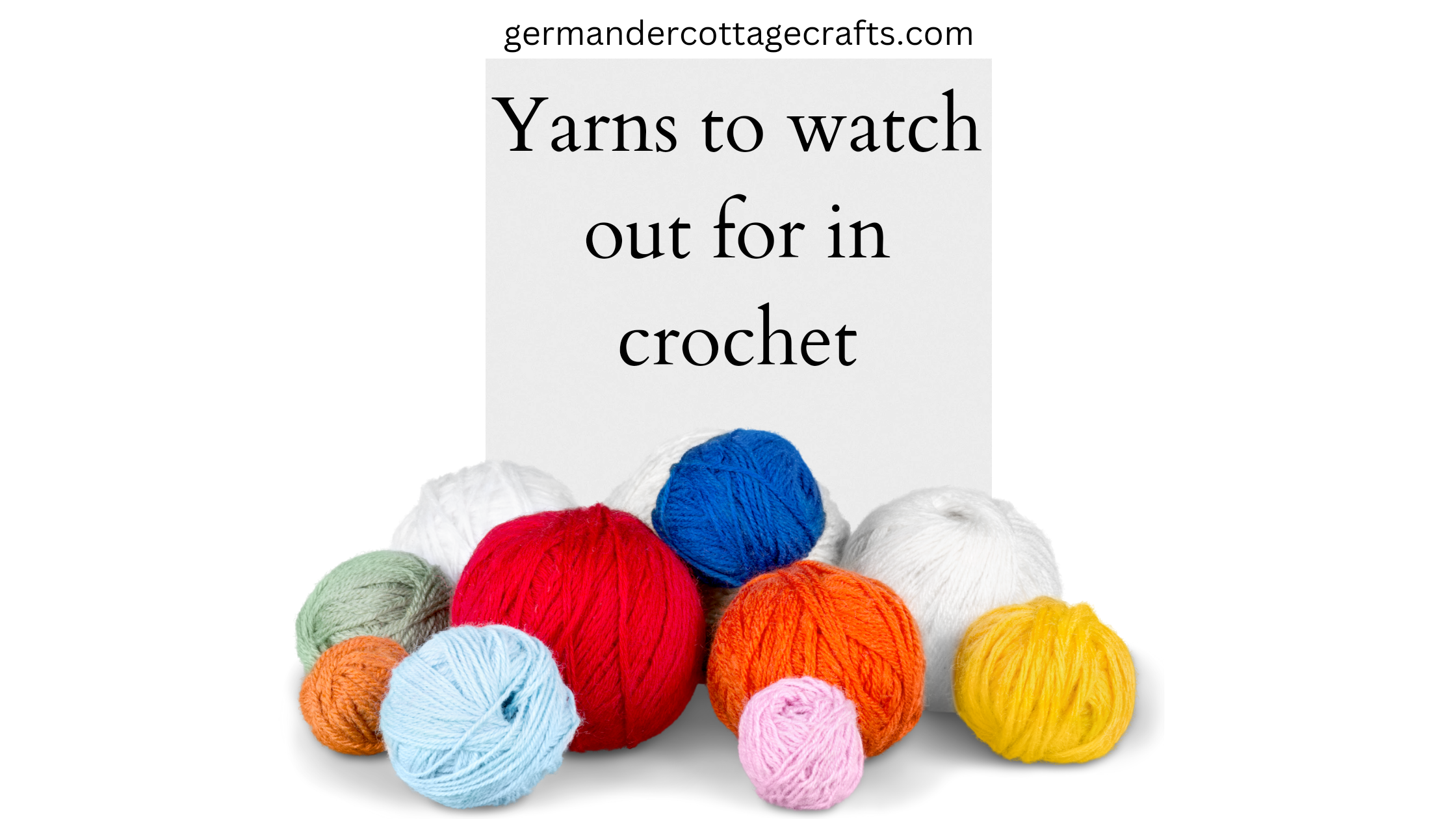 Twist and snap: Yarns to watch out for in crochet. – Germander Cottage ...