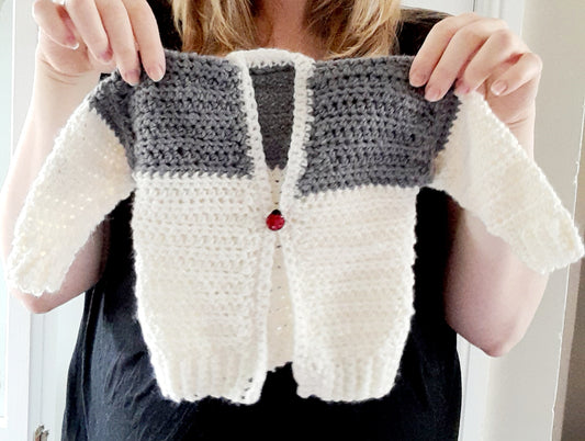 Easy crochet baby sweater pdf 