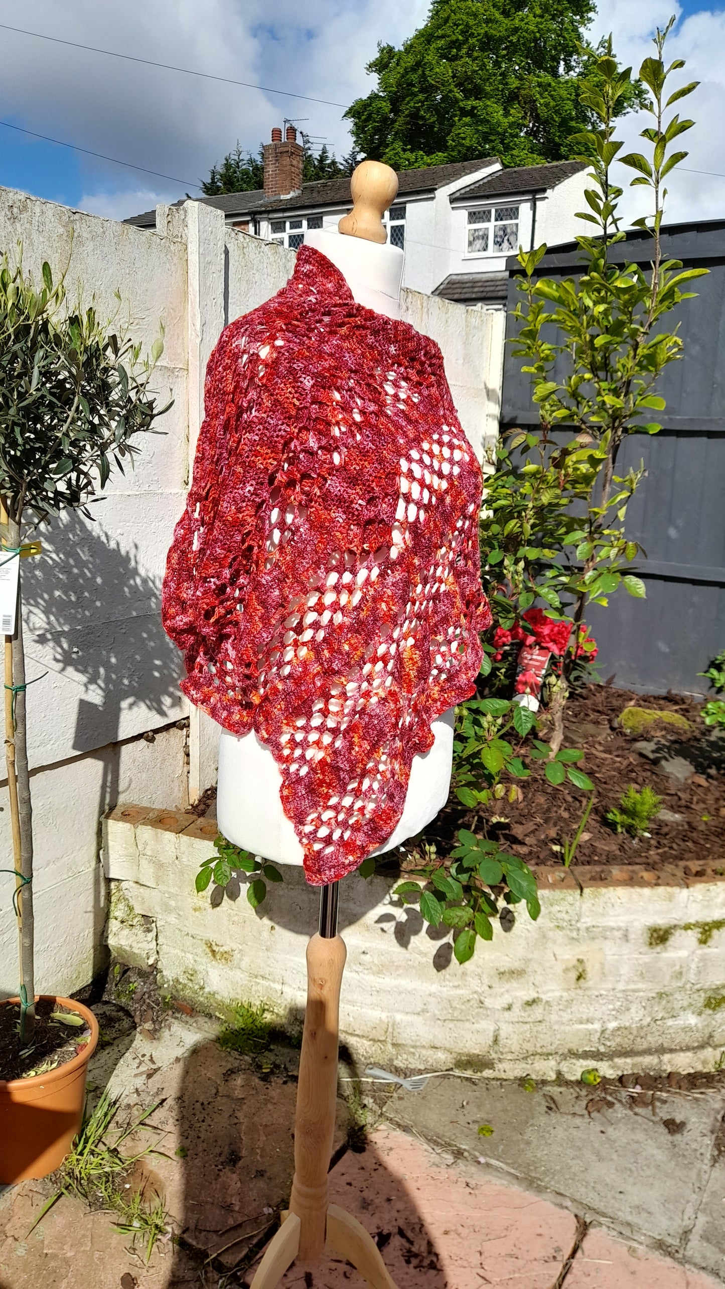 Lost and Found crochet wrap pattern