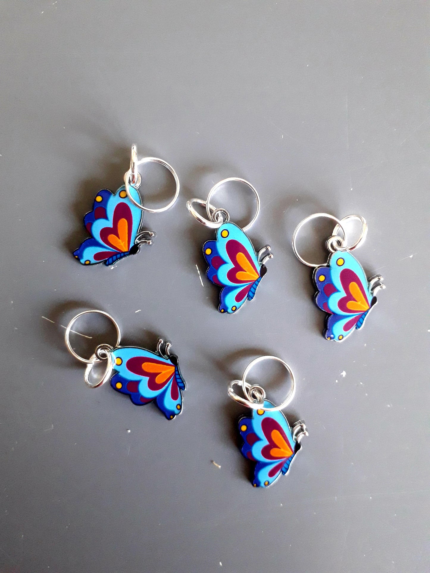 Butterfly stitch marker