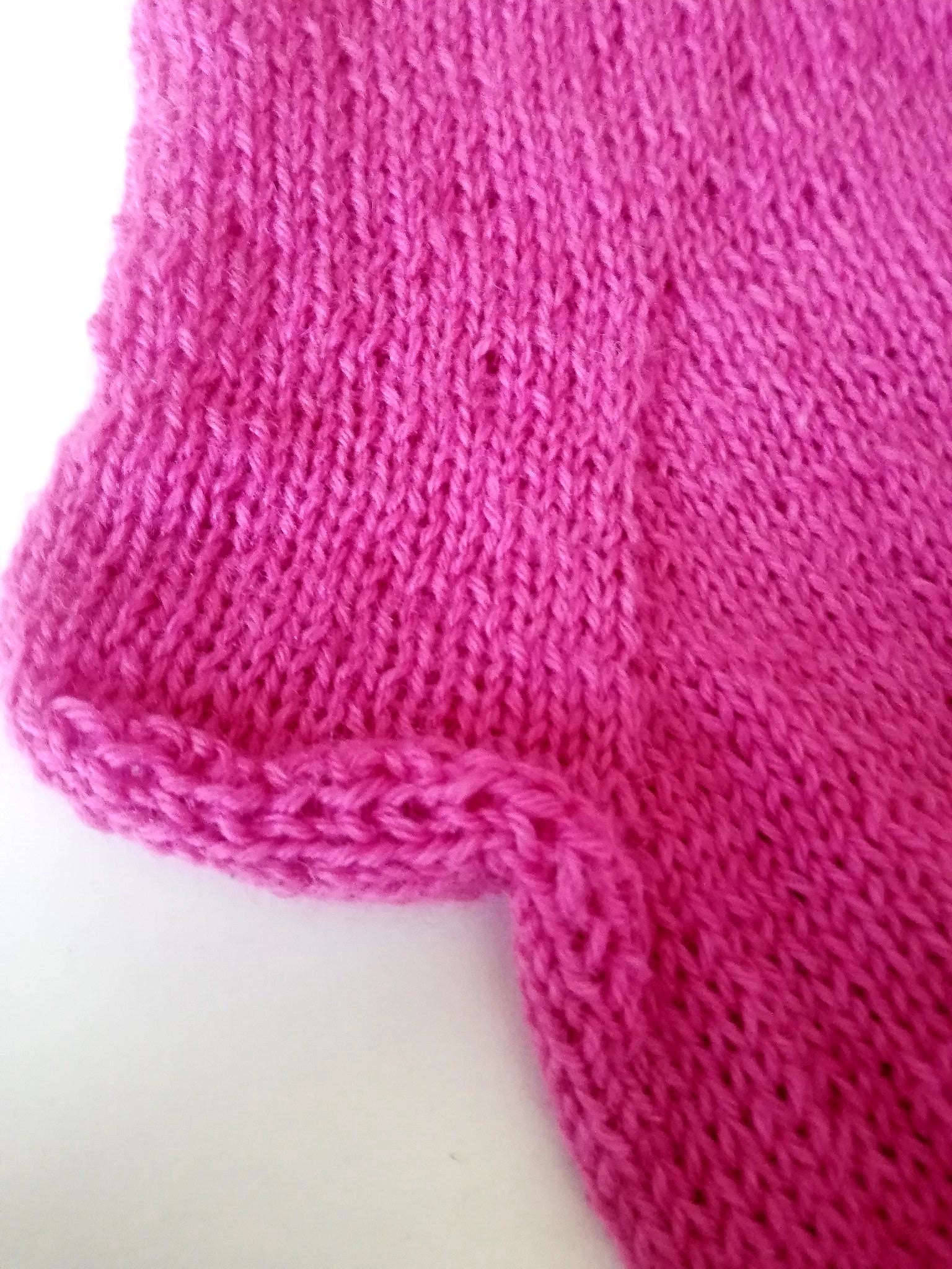socks knit on 2 needles. 