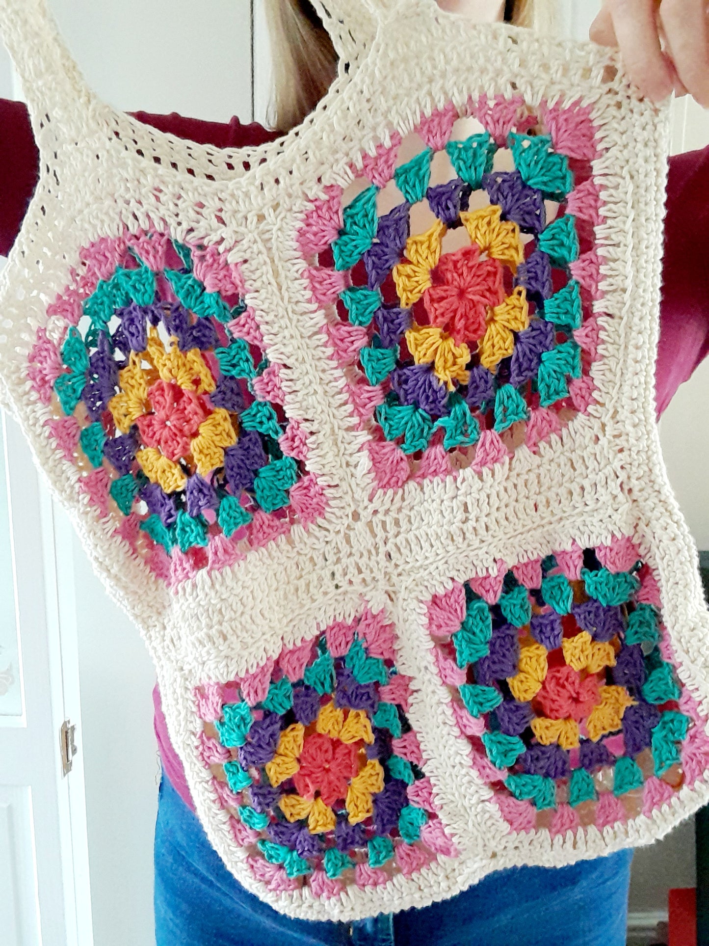 Crochet tote bag 