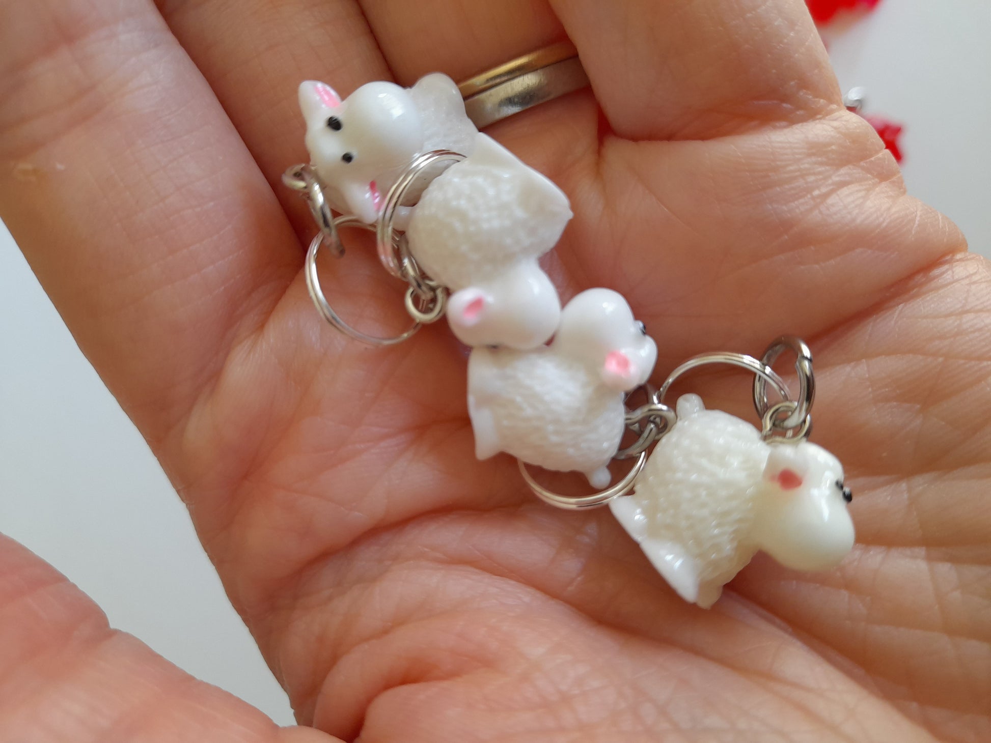 Sheep stitch markers