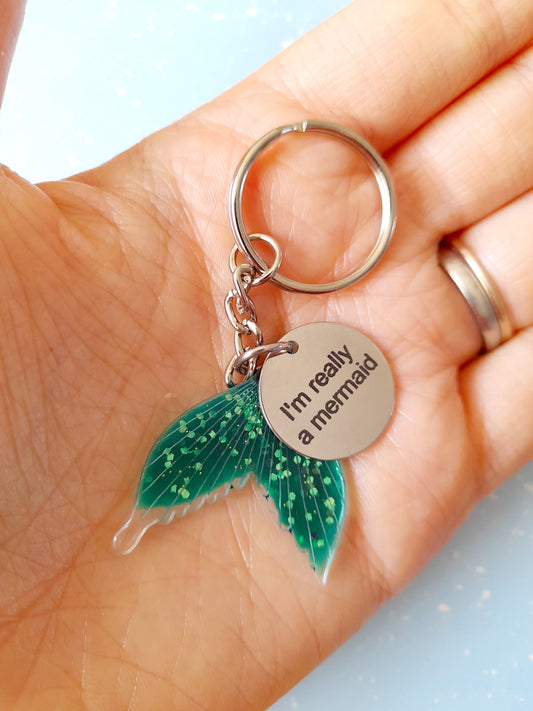 Mermaid key ring 