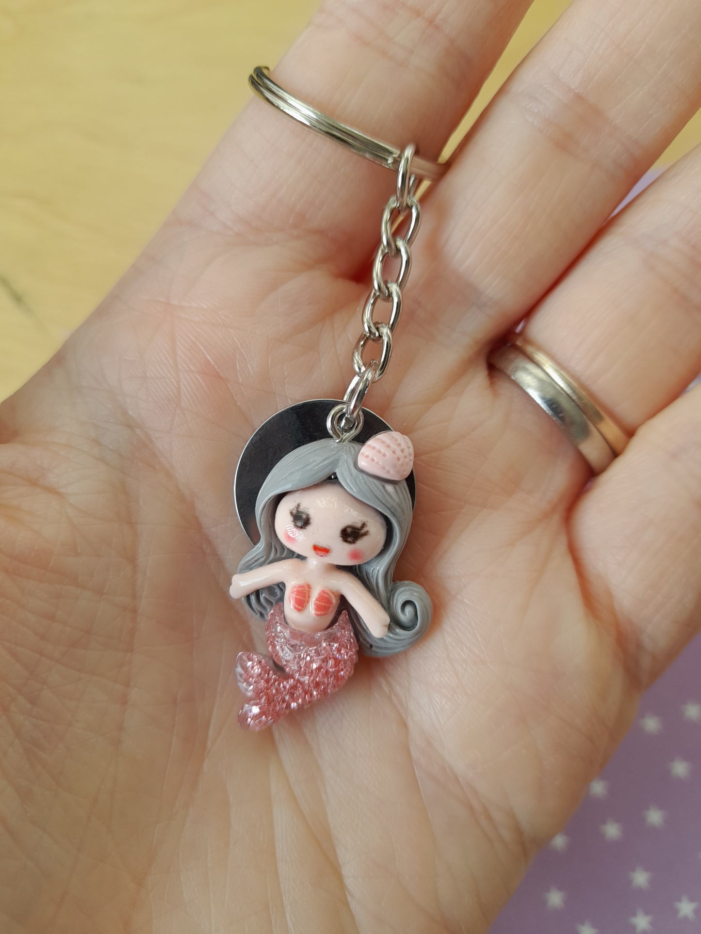 Mermaid keyring