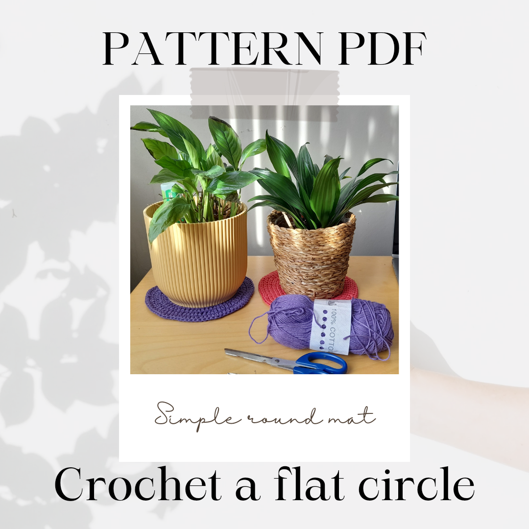 Crochet a flat circle