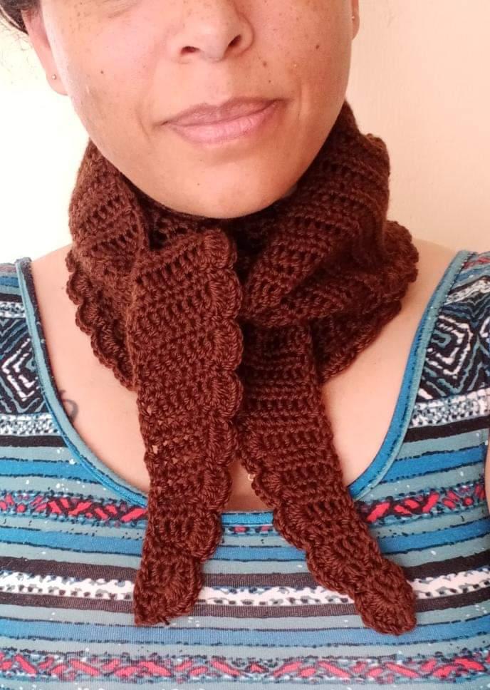 One skein crochet shawl 