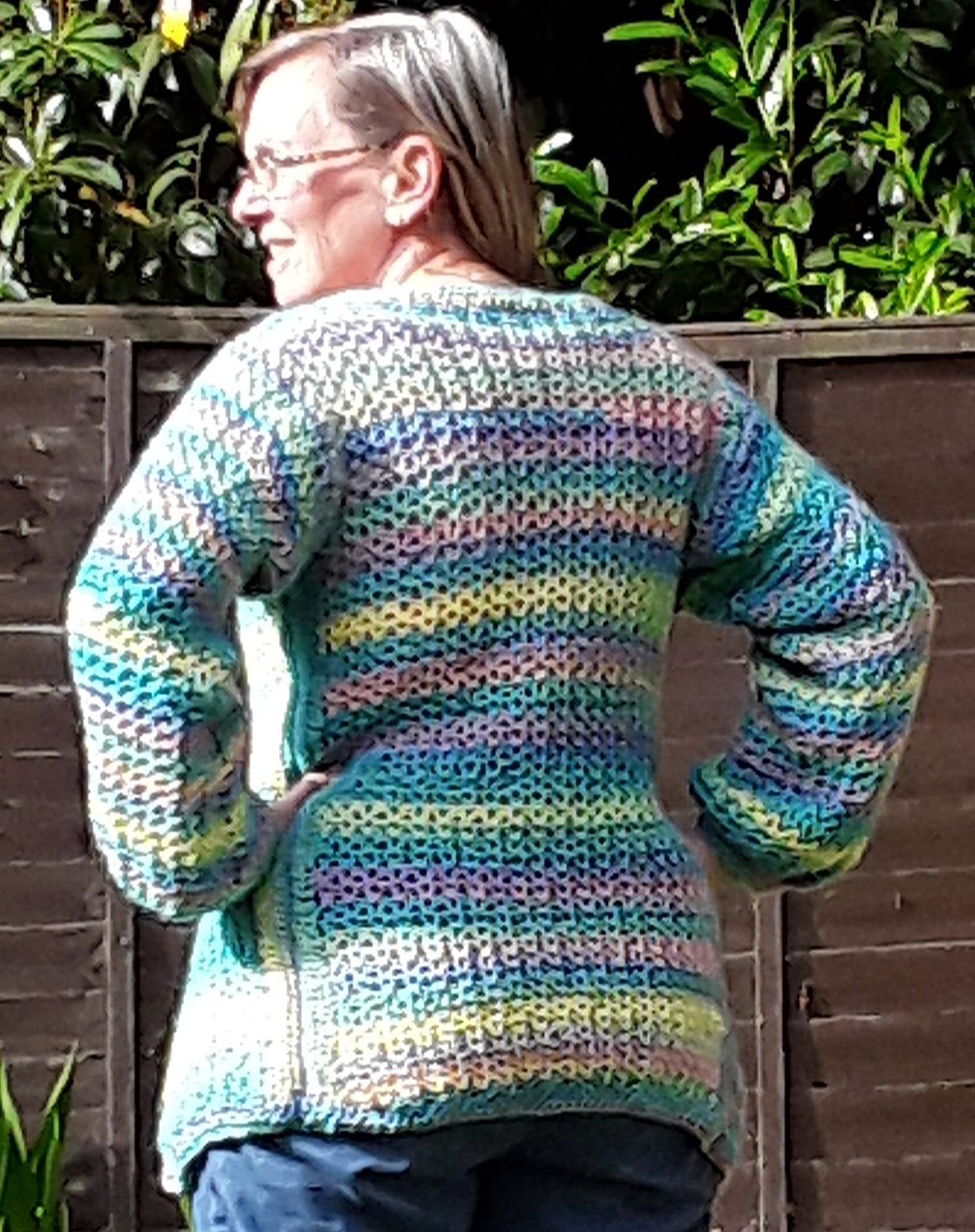 Crochet sweater pattern using v stitch. 