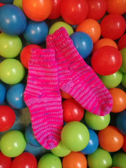 Ball Pool Children's sock pattern PDF