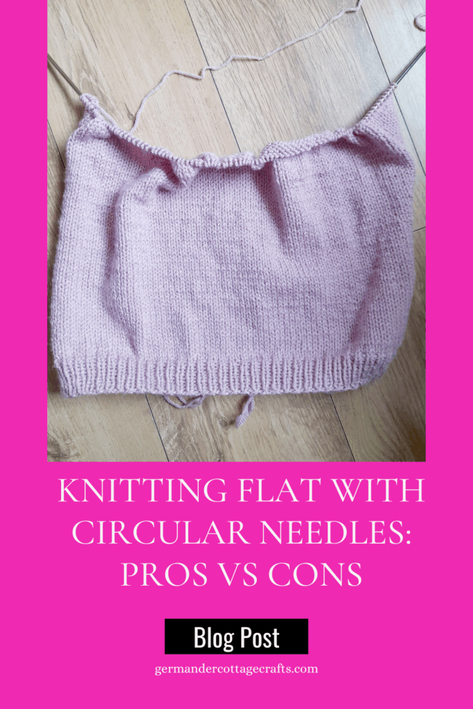 How to knit flat with circular needles. Knitting tips for beginners. Flat knitting on circulars. 