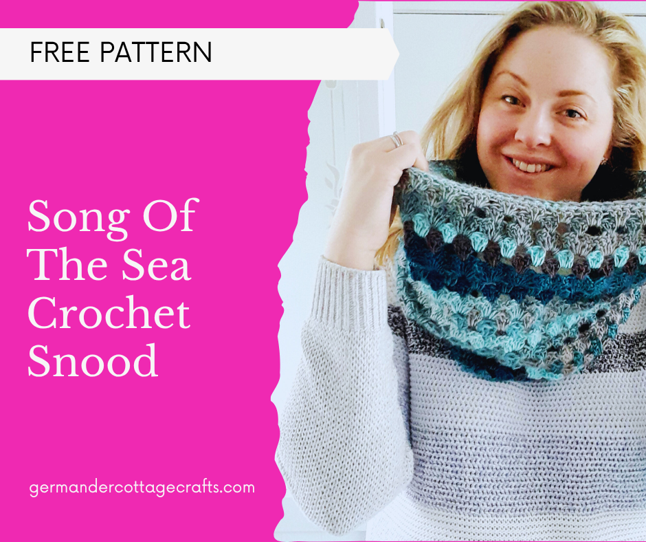 Worsted weight crochet snood pattern free. Crochet cowl pattern free. Easy crochet projects for beginners. Crochet stitch pattern cowl. 