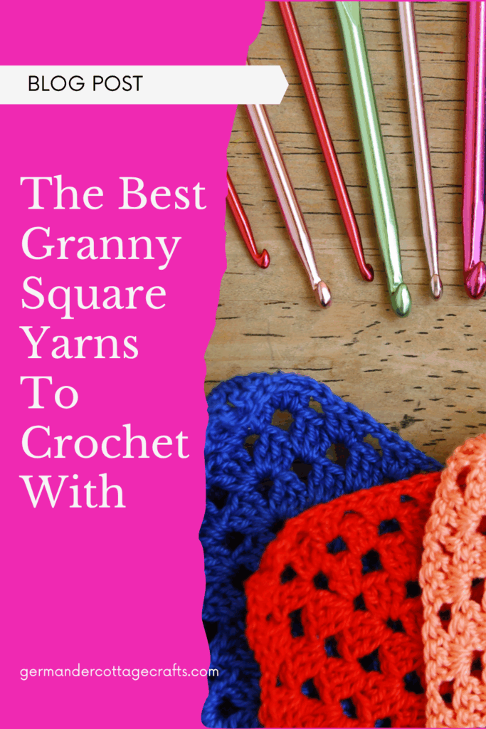 The Best Granny Square yarns to crochet with. Uk yarns or granny square crochet. Which yarn to buy to crochet blankets. 