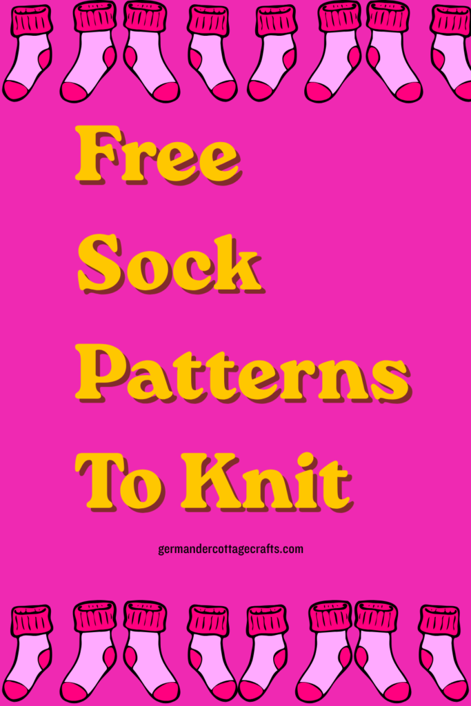 Free knitting pattern pinterest pin. Sock knitting patterns for beginners free. 